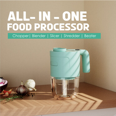MYNT All-In-One Wireless Food Processor (USB Type-C Charging)